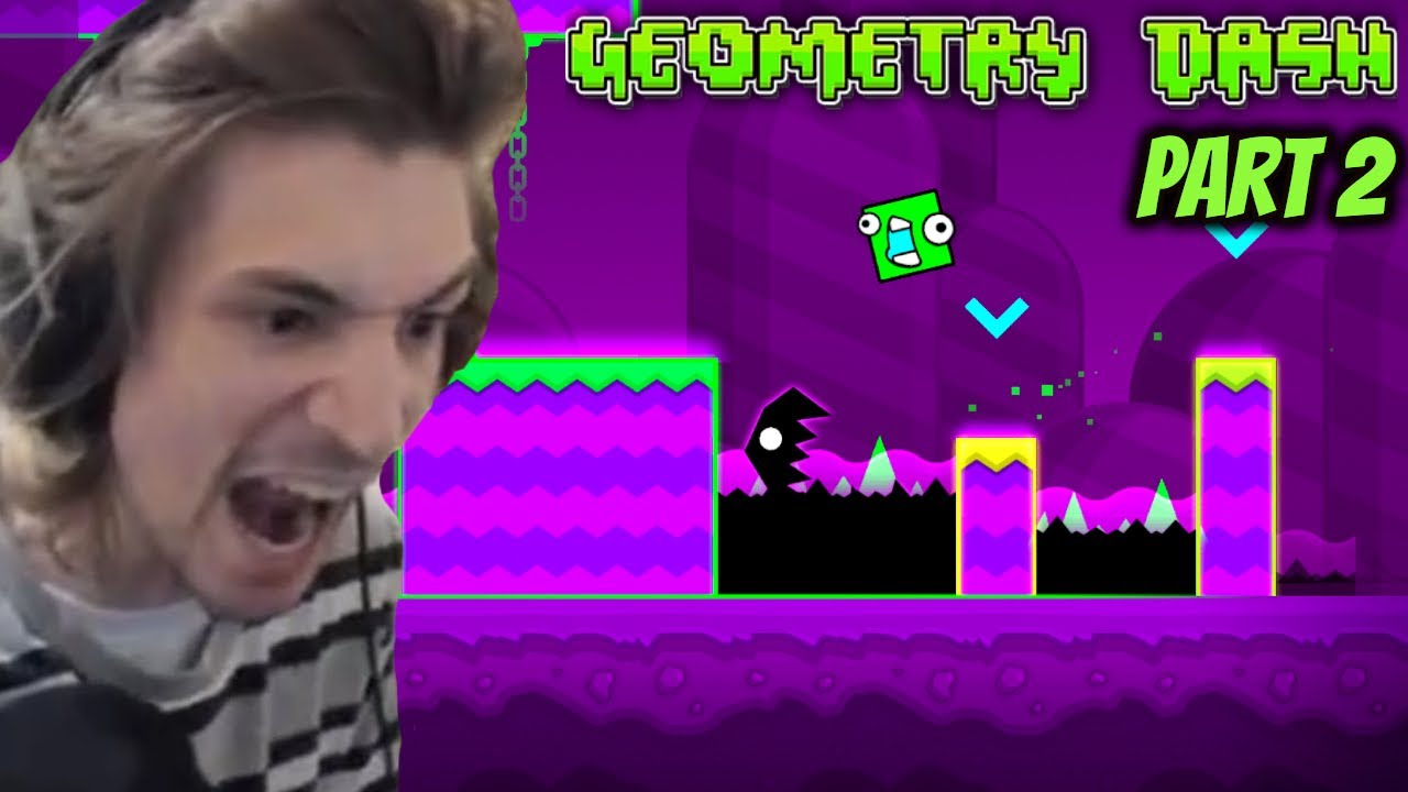 xQc Plays Geometry Dash - Part 2 (with chat)