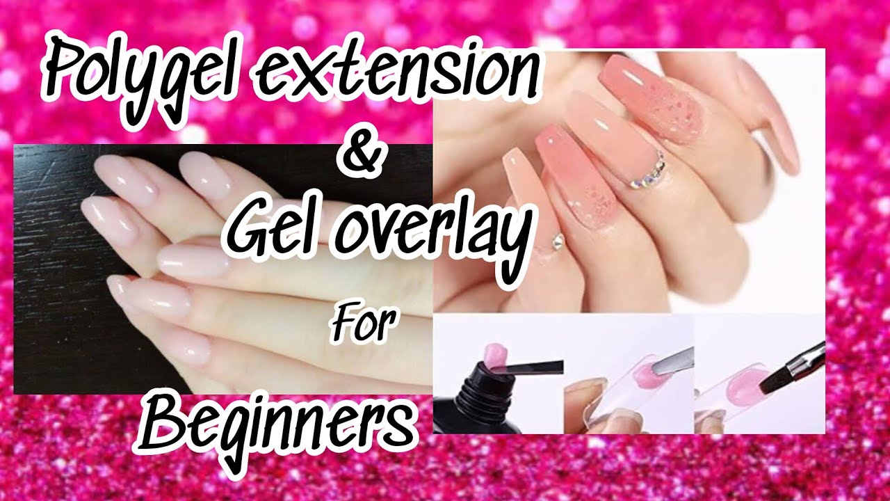 Nailart class:5 polygel extension, gel overlay