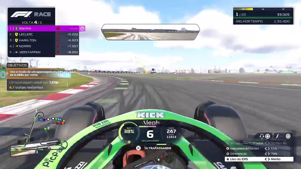 F1 25 Modo Carreira piloto