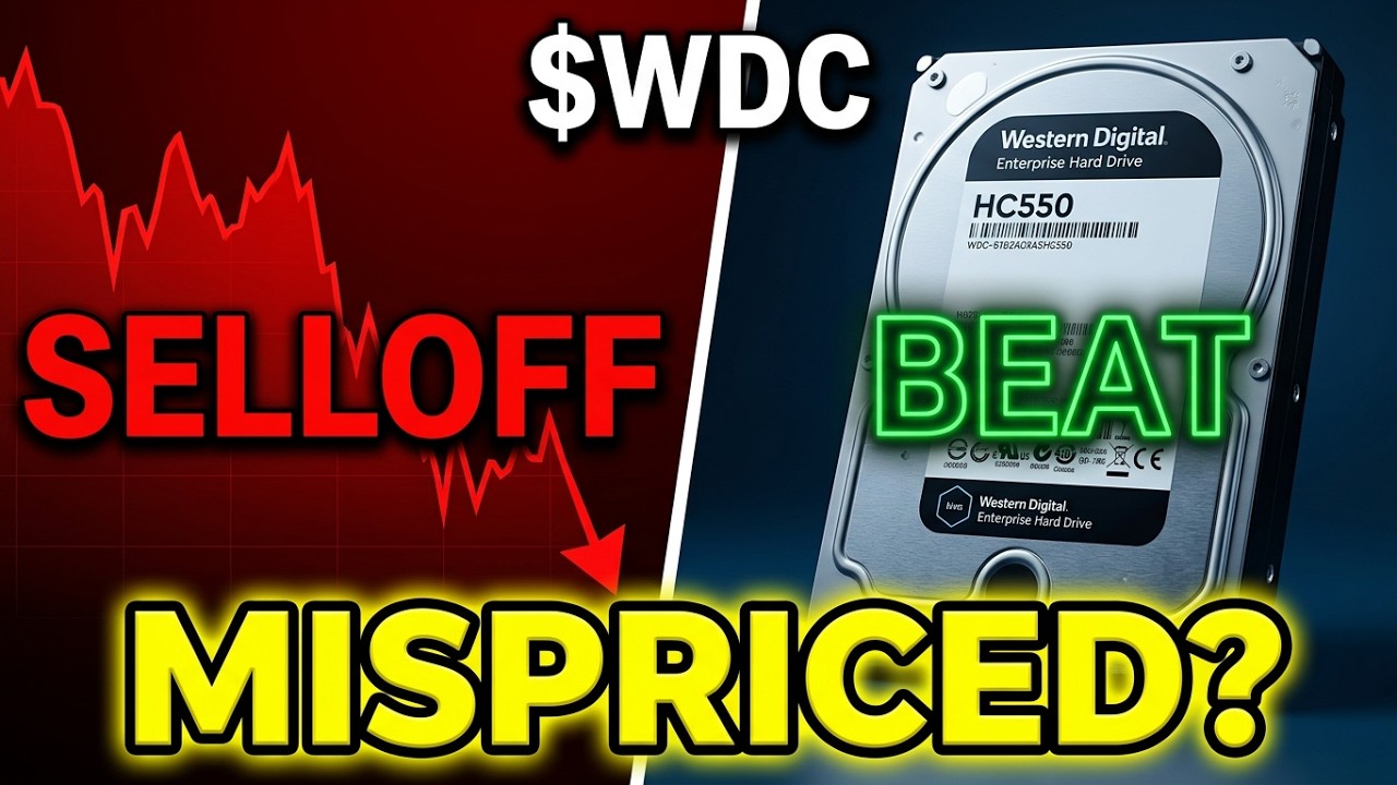 $WDC: Earnings Beat Selloff not Warranted; Buying this Dip?