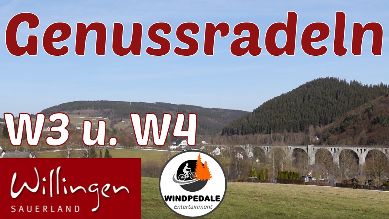 Genussradeln Willingen  - W3 und W4  I WINDPEDALE I SUBTITLES I RADTOUR I