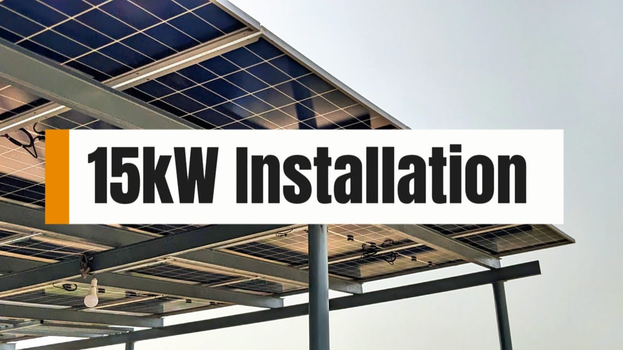 15KW Solar Installation Highlights | As Engineering | Growatt Inverter | Solar Installation