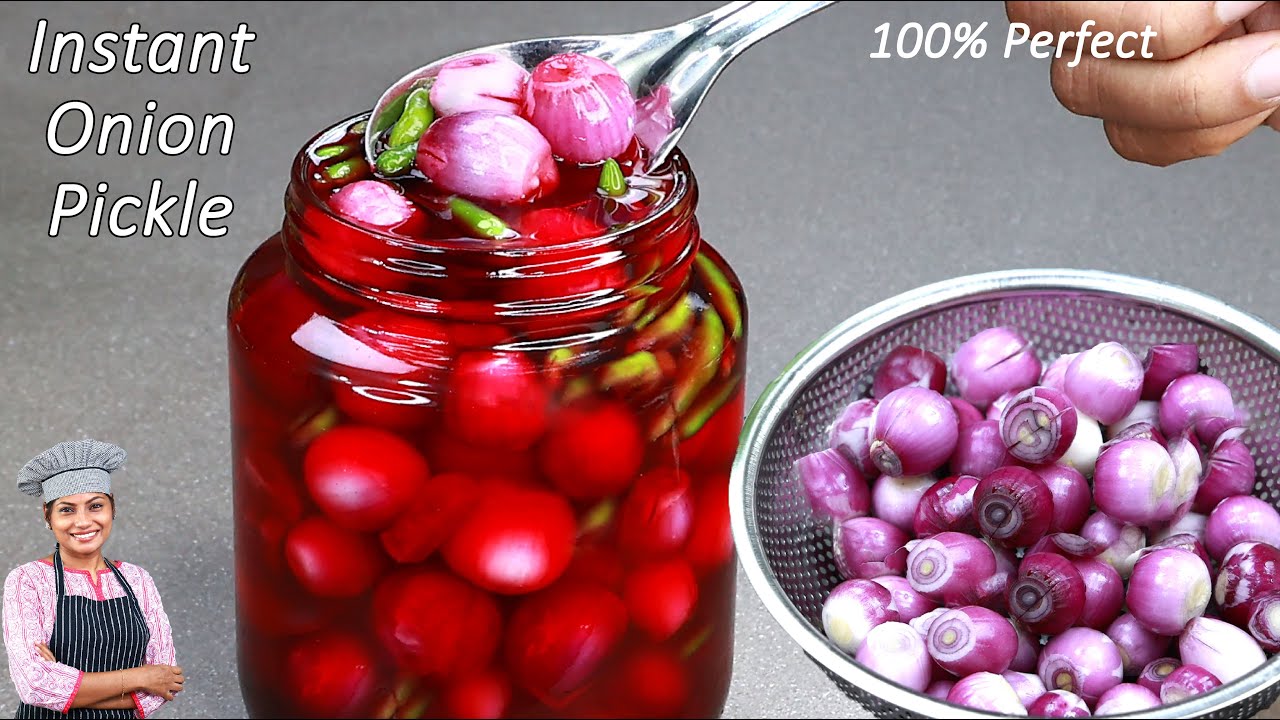 Instant Onion Pickle Recipe| Quick and Easy Onion Pickle| Onion Pickle In Malayalam