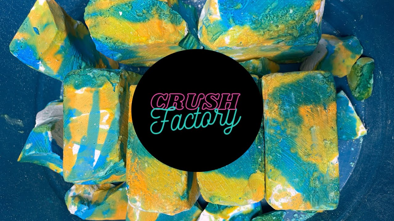 ASMR | Buttery Dusty Ocean Splash Gym Chalk Crush! | BSN | #oddlysatisfying #calmingvibes #gymchalk