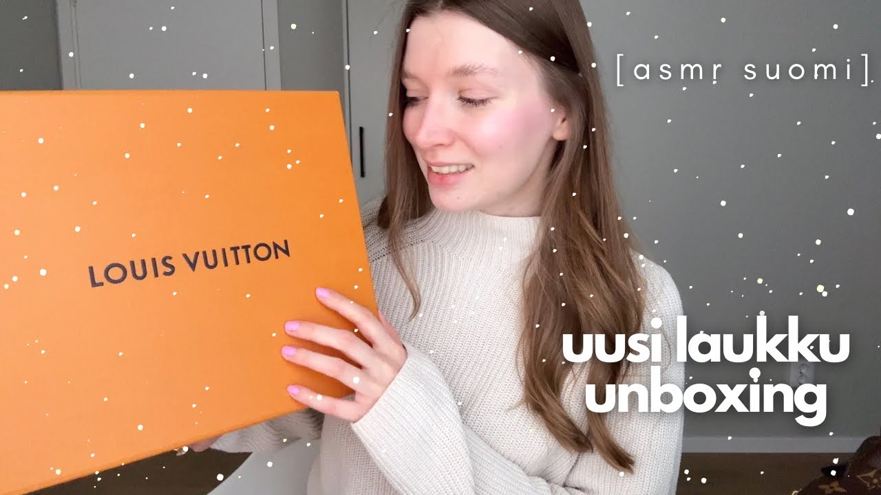 ASMR suomi - uusi laukku unboxing & esittely Louis Vuitton 👜