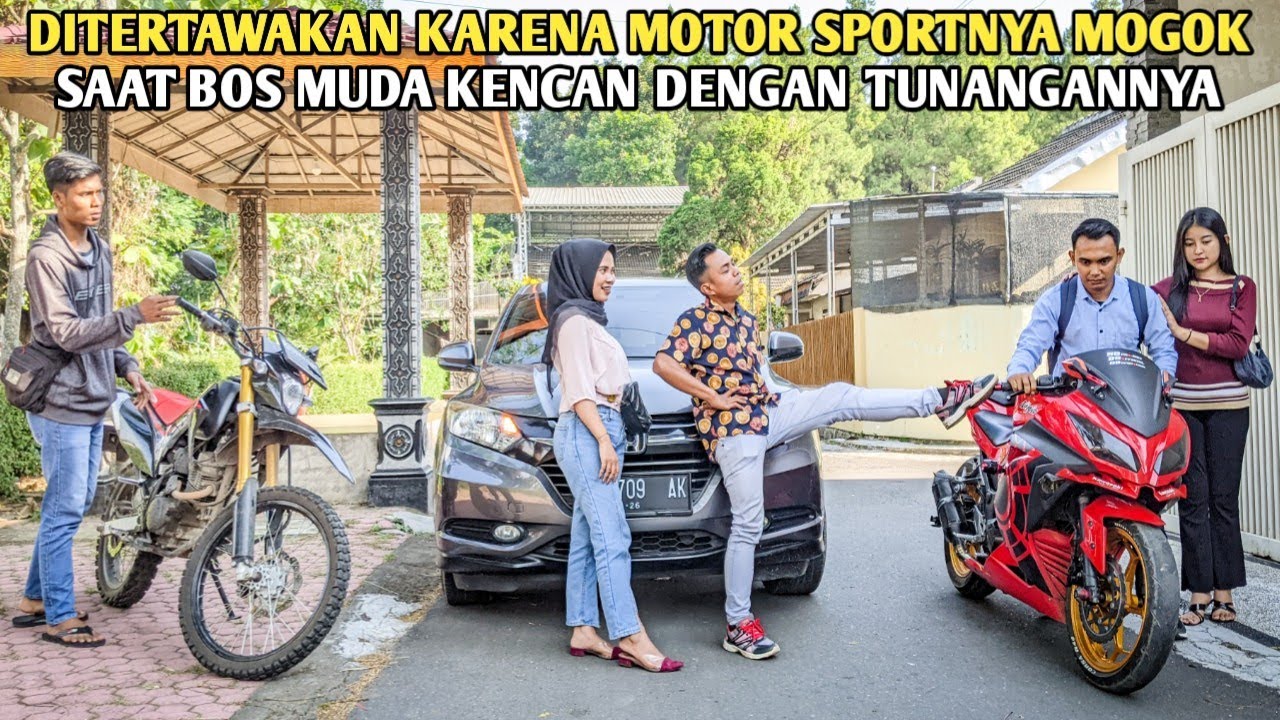 BOS MUDA DITERTAWAKAN & DIHINA KARENA MOTOR SPORTNYA MOGOK SAAT KENCAN DENGAN TUNANGANNYA, ENDINGNYA
