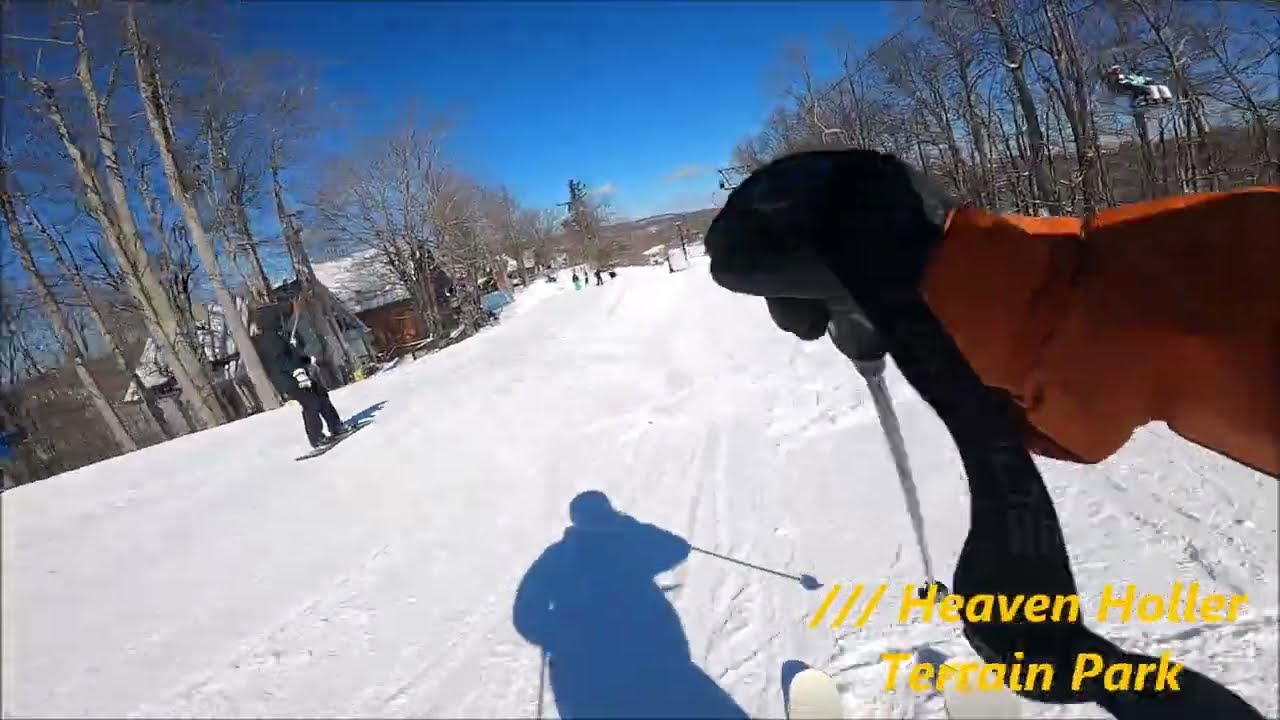 Skiing Winterplace WV Black Diamonds & Terrain Park