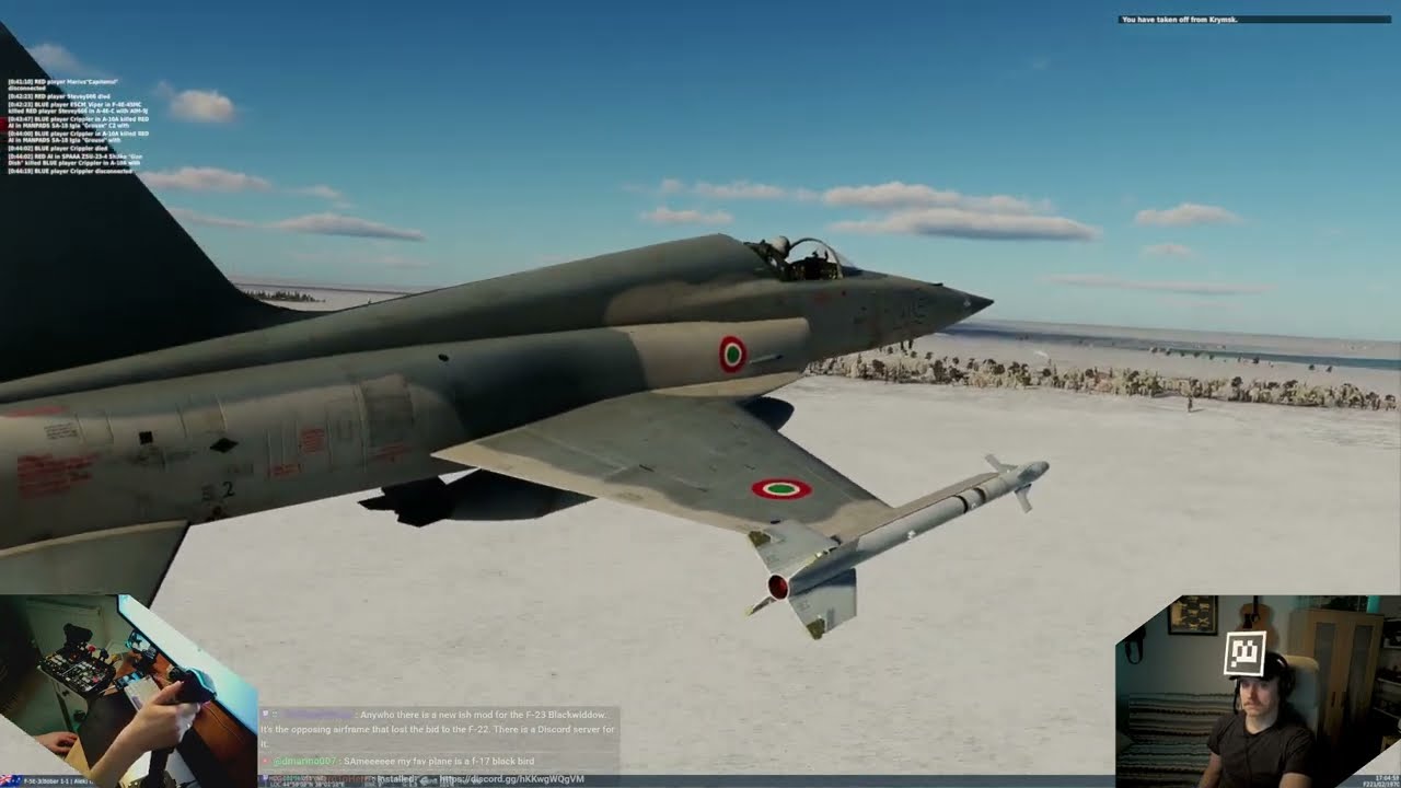 DCS World PVP - Отличный полет на F-5E - Холодная война от Heatblur
