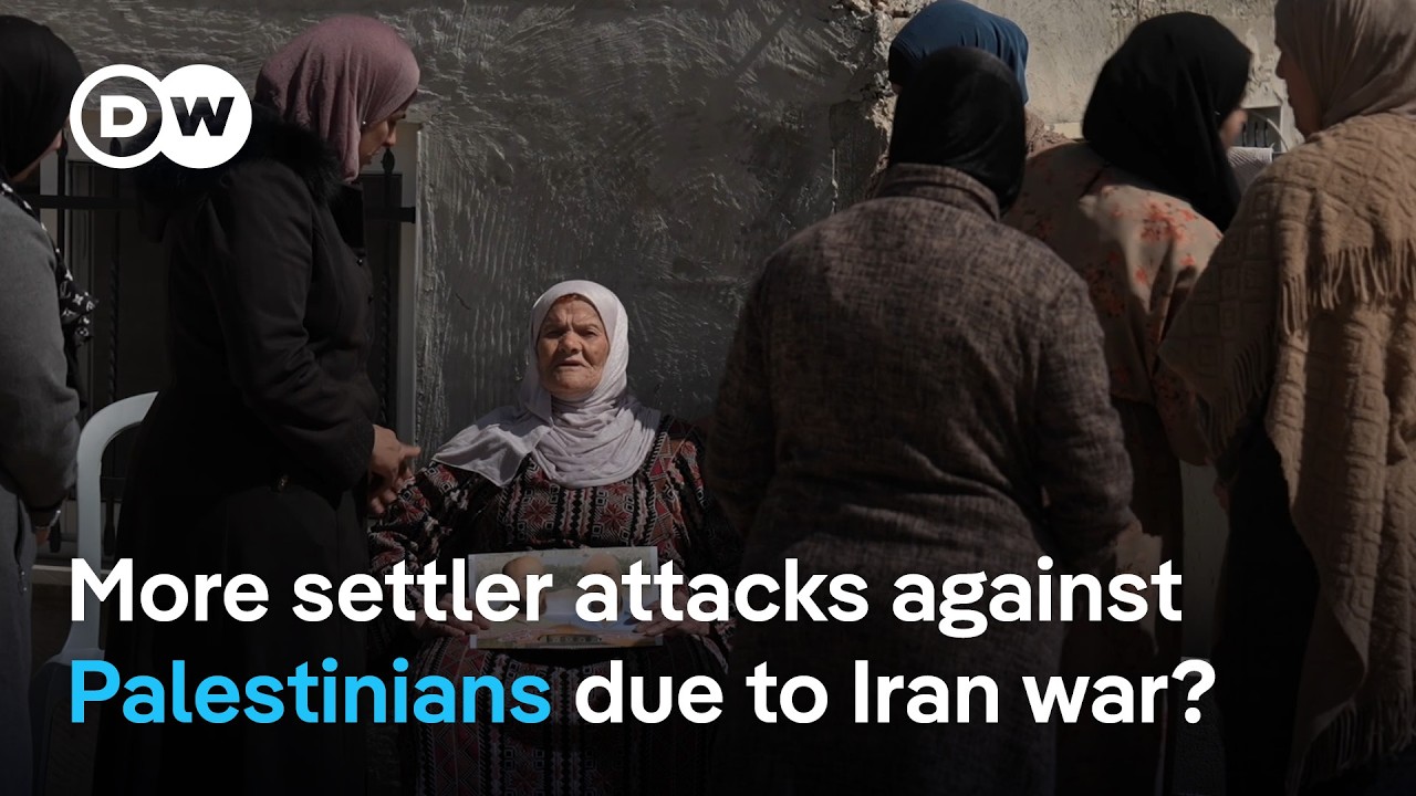 Israeli settler attacks on Palestinians amid Iran war | DW News