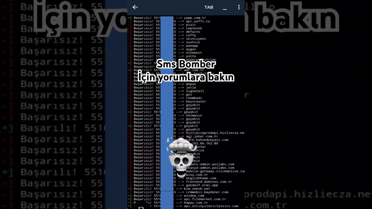 Sms Bomber Sms g&ouml;nderme Sms Atma