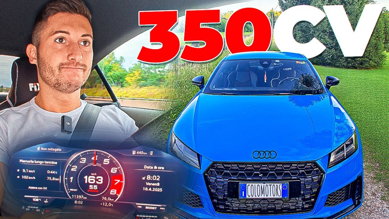 TESTO la MIA AUDI TT DOPO LE MODIFCHE  - CHE TEMPO FARA sul 100-200Km/h? 🚀
