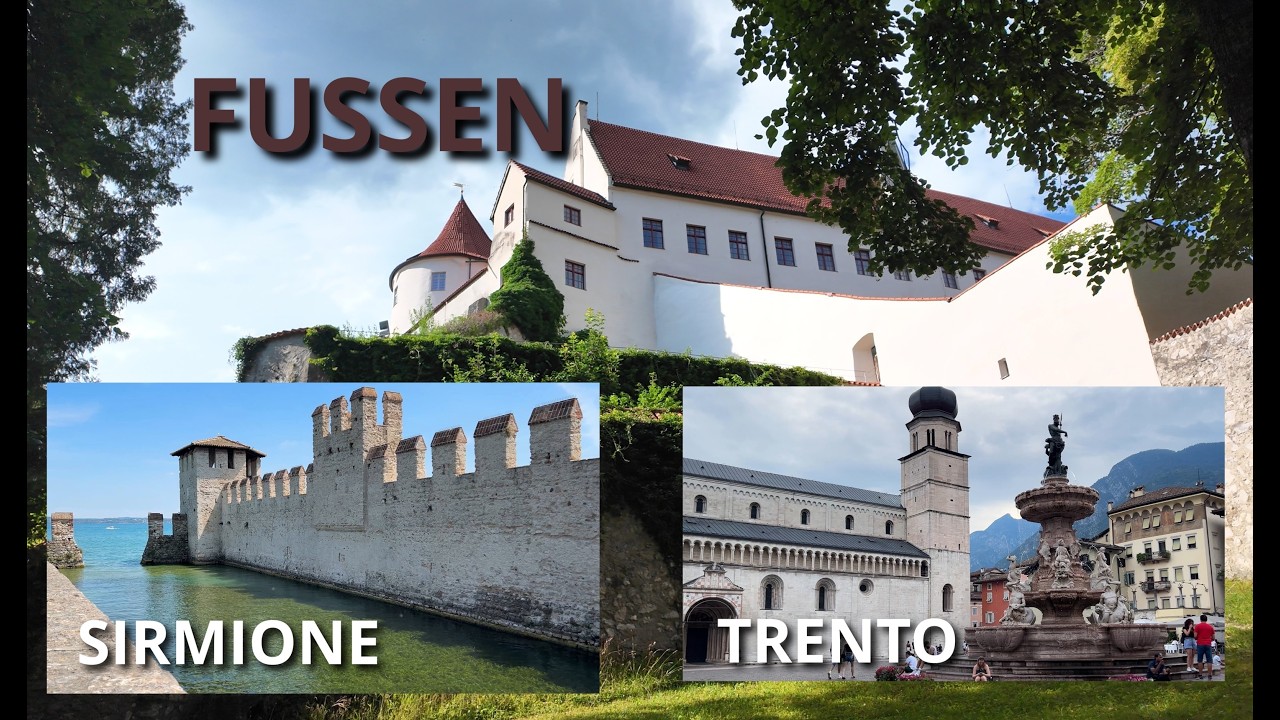 Reissu 2025 osa 10. Jaksossa lyhyet visiitit Gardalle, Trentoon ja Fusseniin.