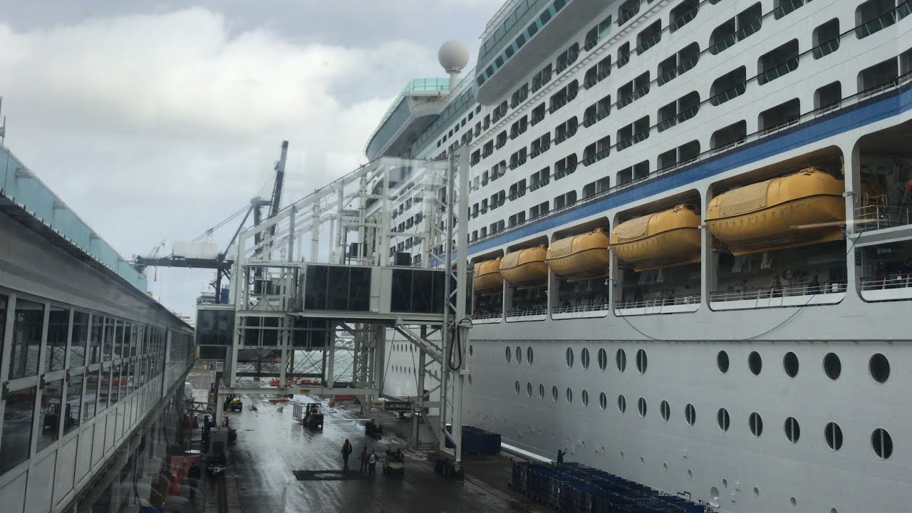 A Very Wet Arrival into Port Everglades