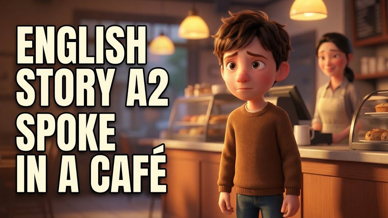 Learn English with Stories | A2 Listening Practice • Cafe Scene
