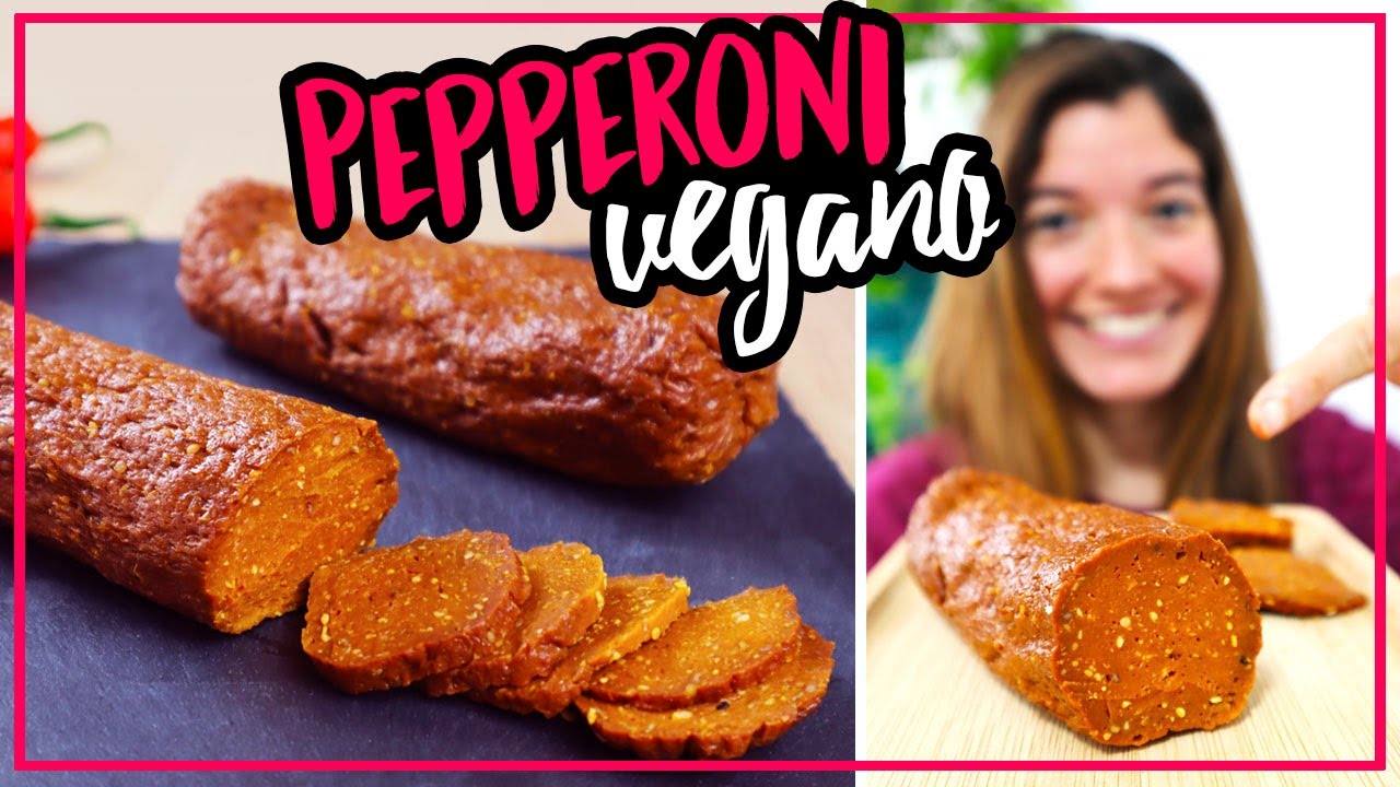Cómo hacer PEPPERONI VEGANO - Sin Aceite