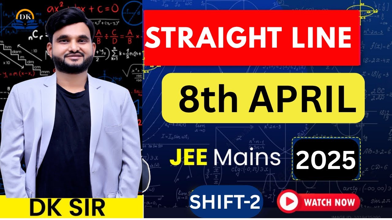 A line passing through the point P(a,0) makes an|JEE Main 2025 (Online) 8th April Evening Shift|