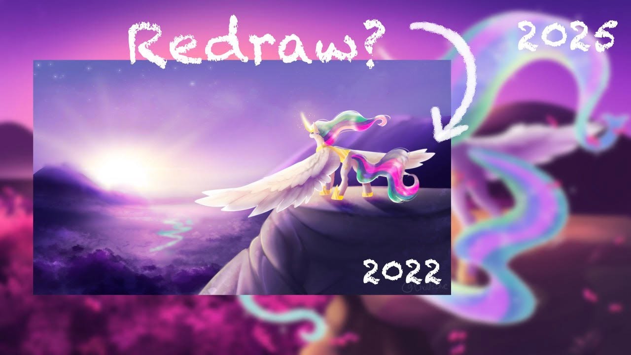 (REDRAW) Celestia, Raising the Sun [MLP SPEEDPAINT]