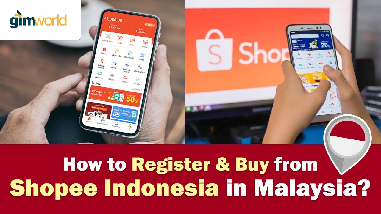 How to register and buy from Shopee Indonesia in Malaysia?