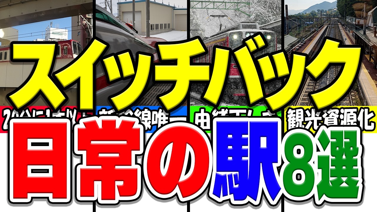 【令和でも】スイッチバックを日常的にしている衝撃の駅厳選8選！