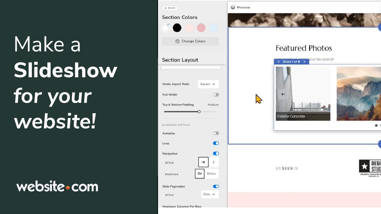 How To Make a Slideshow With a Slider Gallery On Your Website