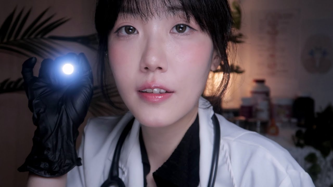 ASMR Самые классические тесты черепных нервов. Cranial Nerve Exam