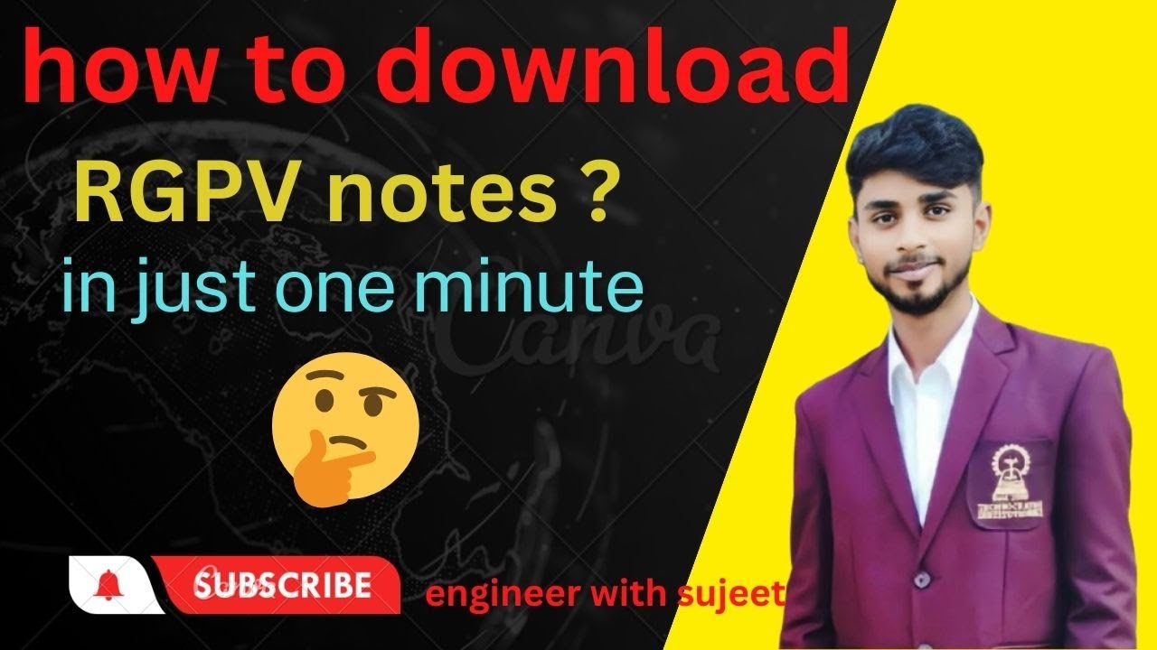 How to download RGPV notes RGPV notes kaise download kare