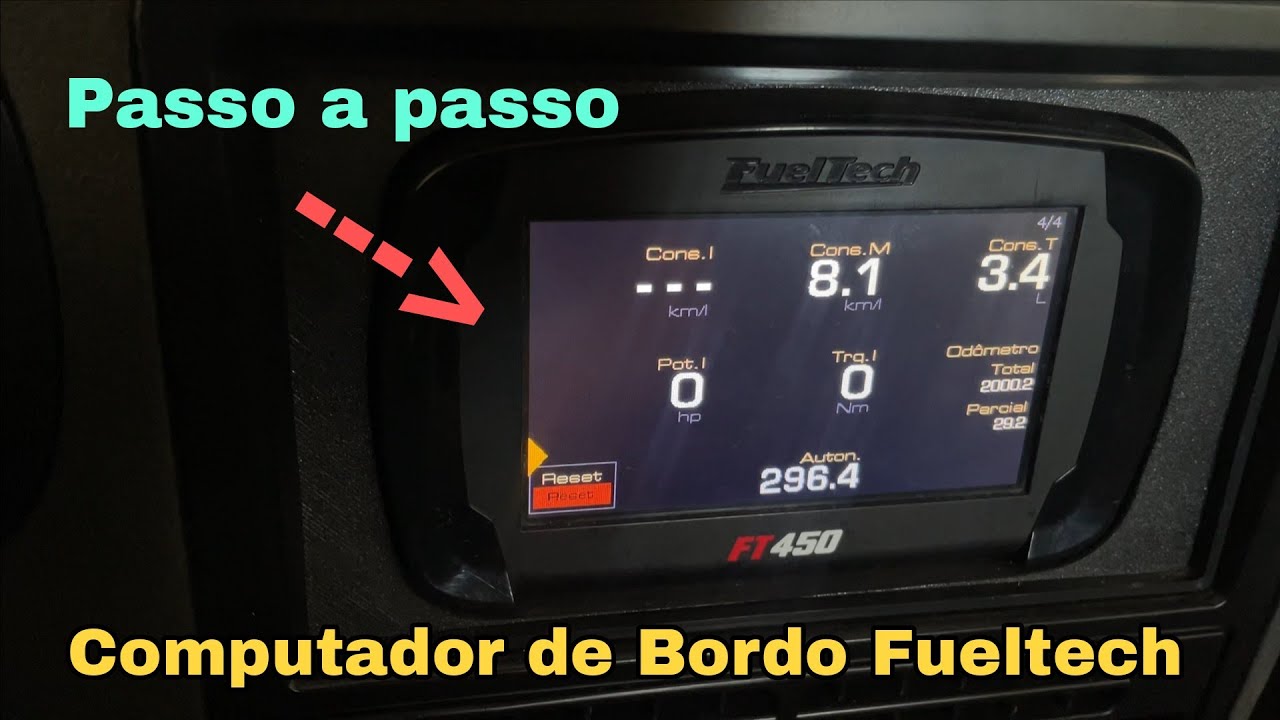 Como configurar computador de Bordo na Fueltech, consumo instantâneo, médio, total e autonomia. 