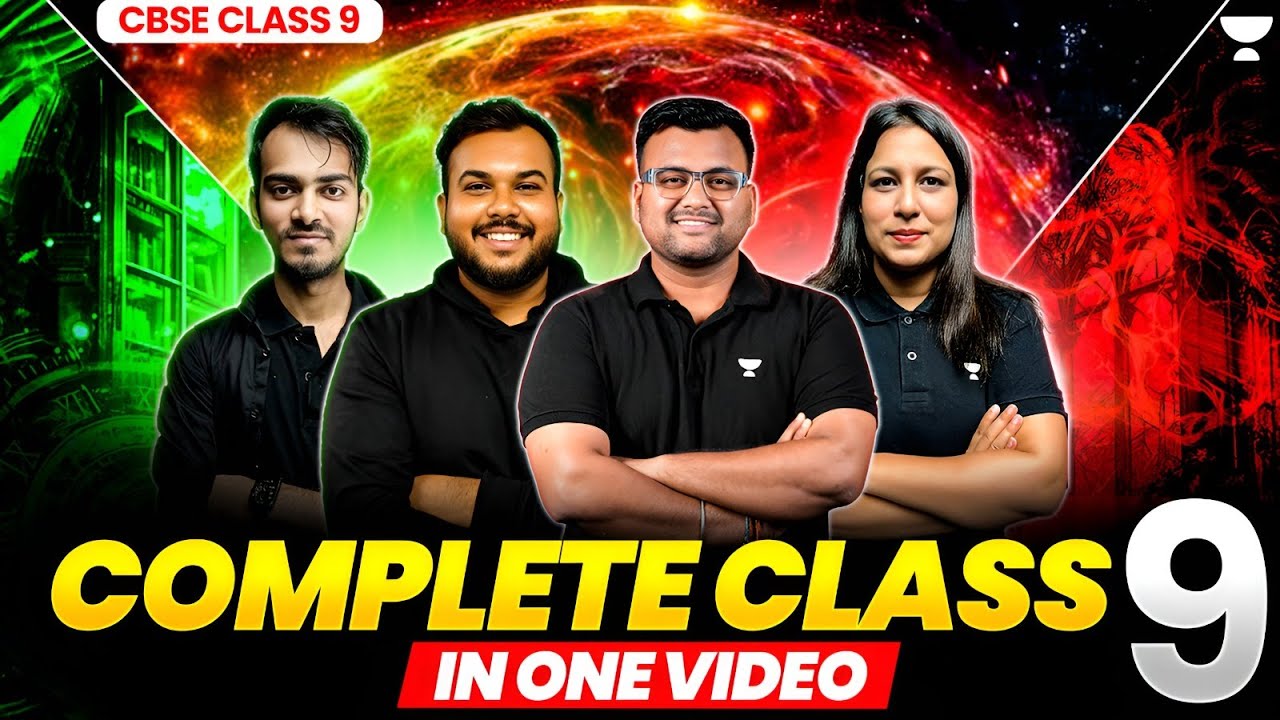 CBSE Class 9 Marathon | Aryan Sir | Kumar Sir | Prem Sir | Radhika Ma'am @Class10Endgame
