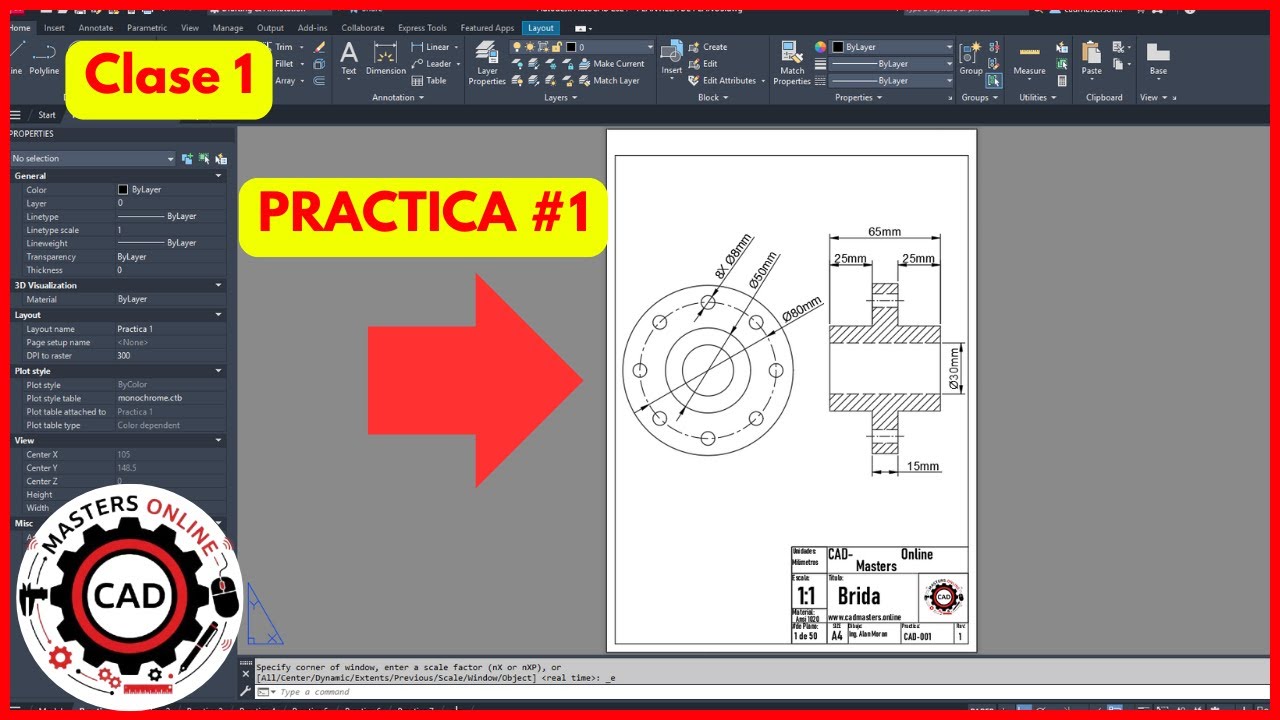 Practica AutoCAD 2D Ahora y Sé un Experto!