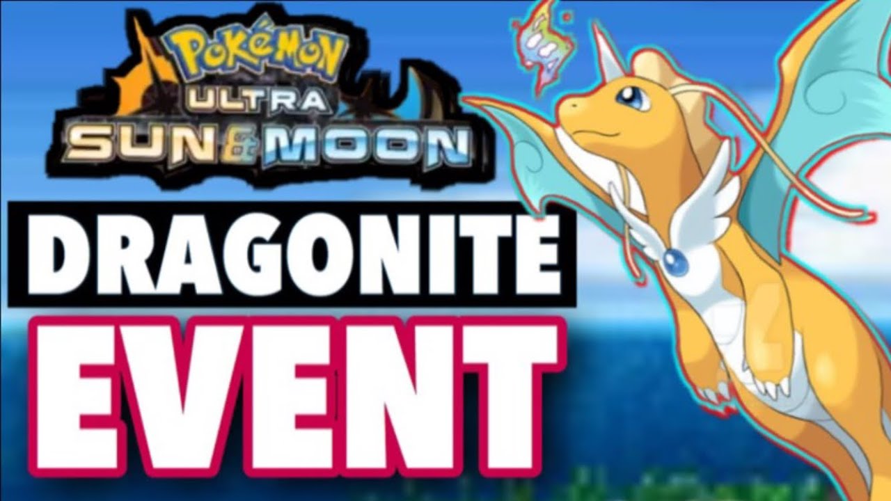POK&Eacute;MON EVENT DRAGONITE?! Pok&eacute;mon Ultra Sun and Pok&eacute;mon Ultra Moon Easter Egg Event Ultra Sun