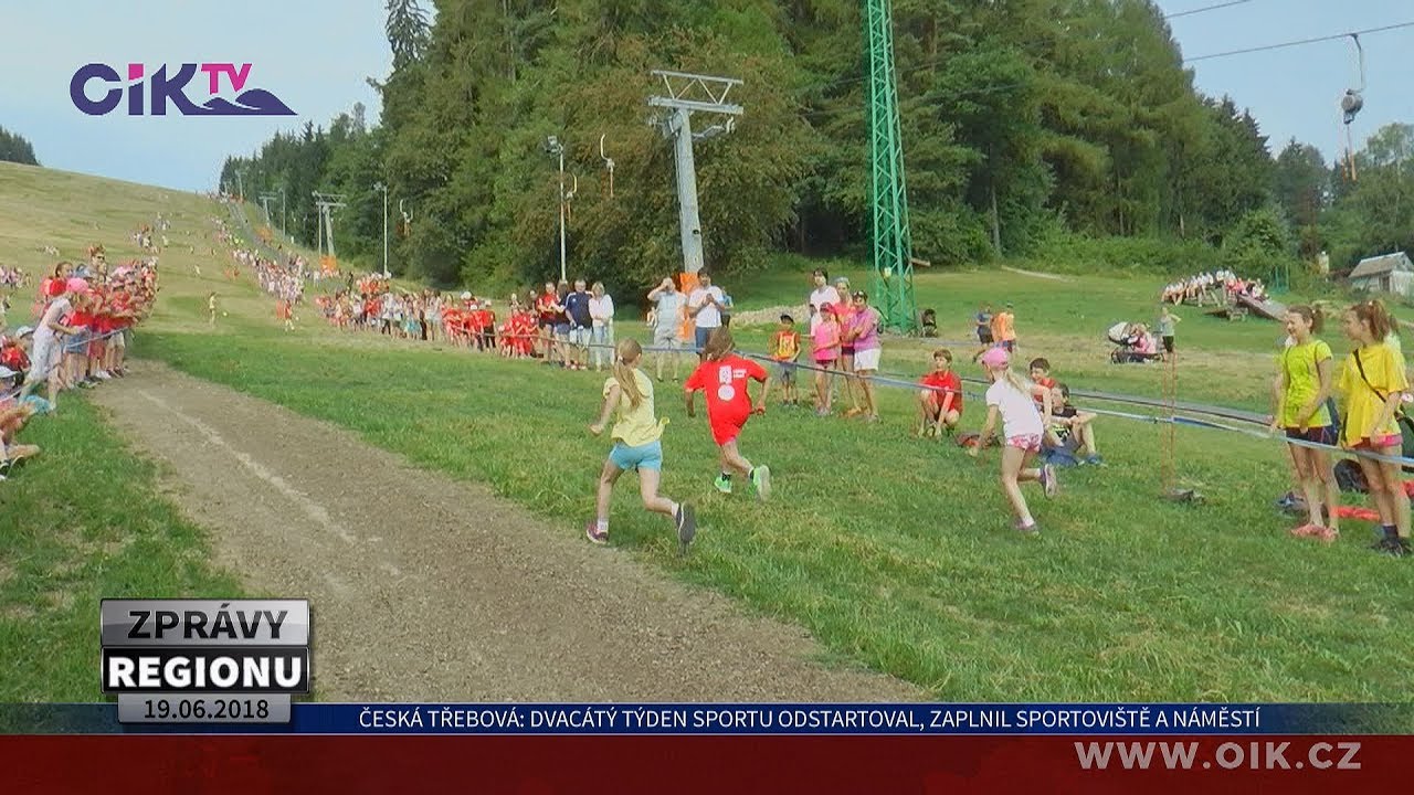 Česká Třebová: Dvacátý Týden sportu odstartoval, zaplnil sportoviště a náměstí