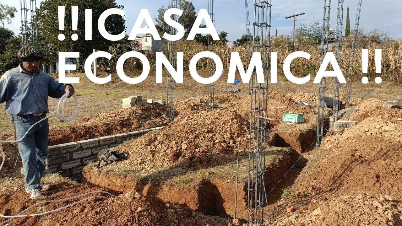 CASA ECONÓMICA PROGRESIVA TRABAJOS DE CIMENTACIÓN.
