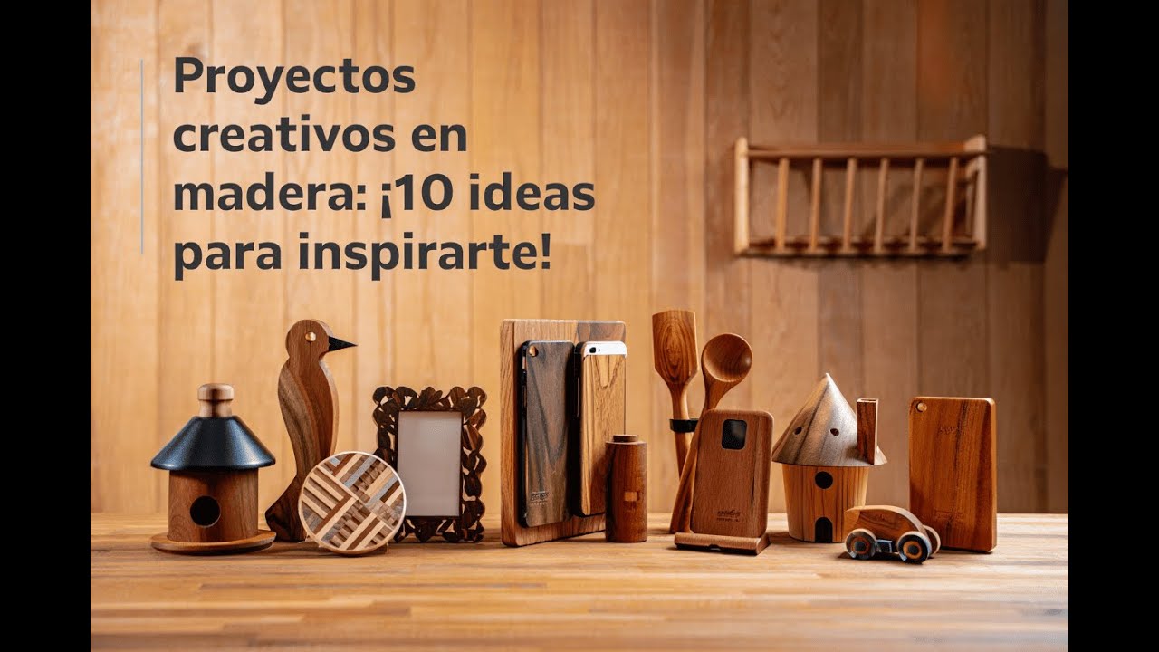 Proyectos creativos en madera  &iexcl;10 ideas para inspirarte!