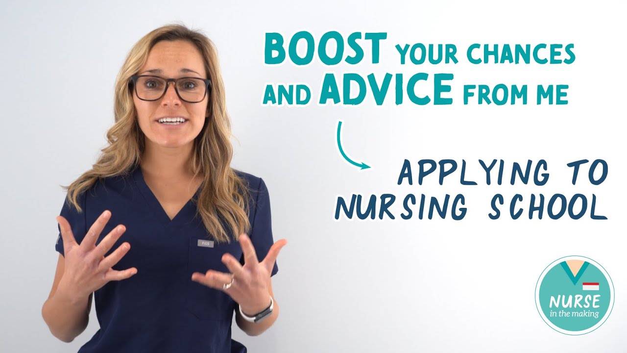 How to BOOST your chances when applying  | Nursing School Journey