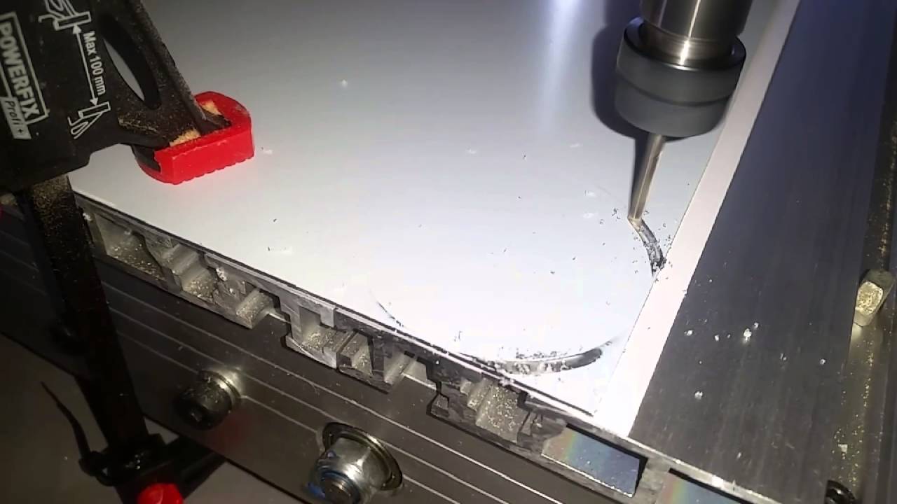 CNC 3040 1.2mm aluminium sheet