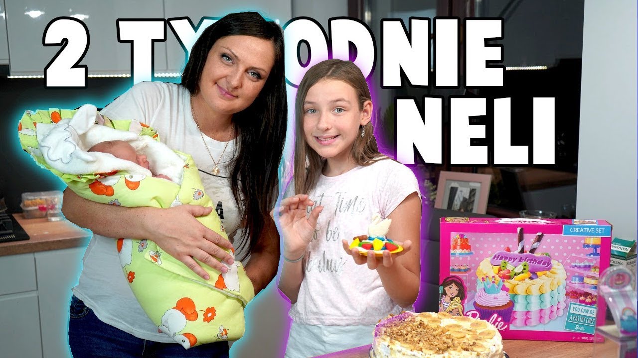 DWA TYGODNIE NELI 🎂TORCIK Z TEJ OKAZJI 😀