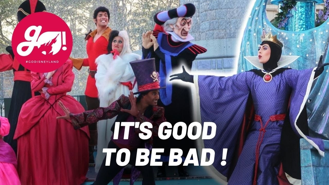 IT'S GOOD TO BE BAD WITH THE DISNEY VILLAINS ! - DISNEYLAND PARIS