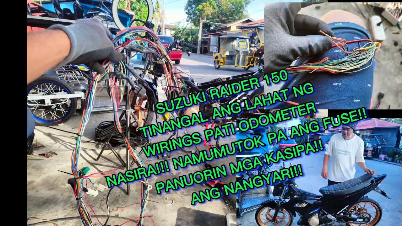raider 150 over ol wiring  problem + full restoratinn harness + odometer problem solve!!