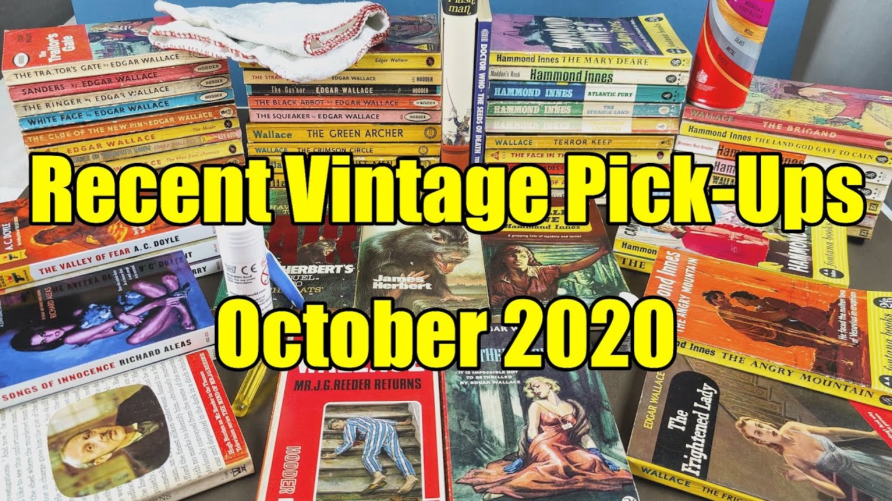 Cleaning Recent - Vintage Paperback + Book Pickups - October 2020!