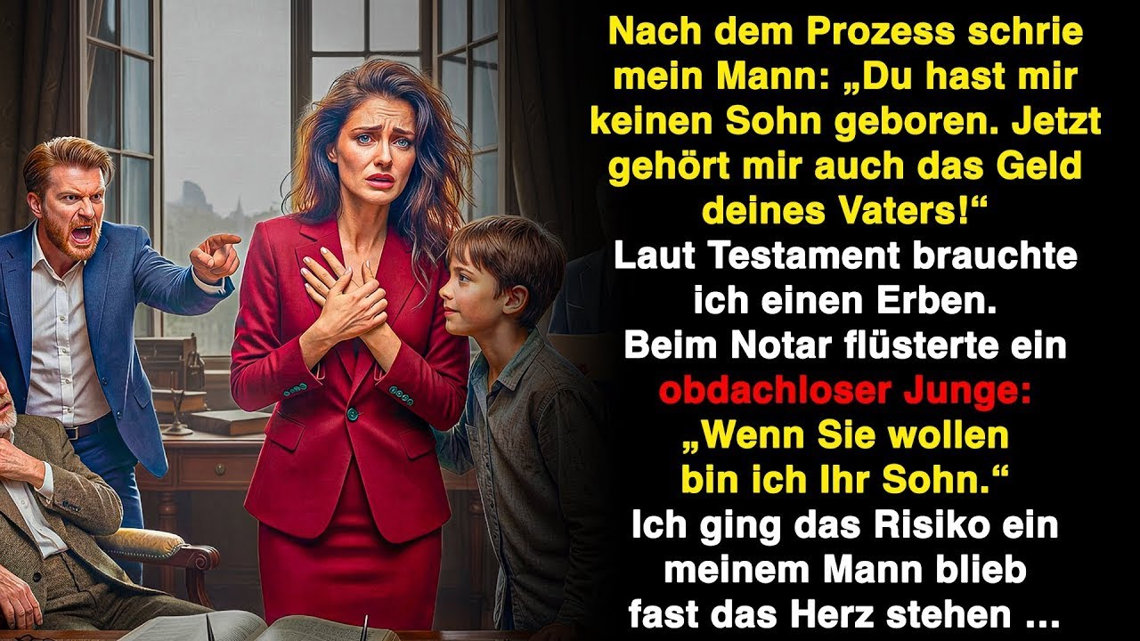 Ein fremder Junge sagte im richtigen Moment: „Wenn ihr wollt, werde ich euer Sohn.“ Und …