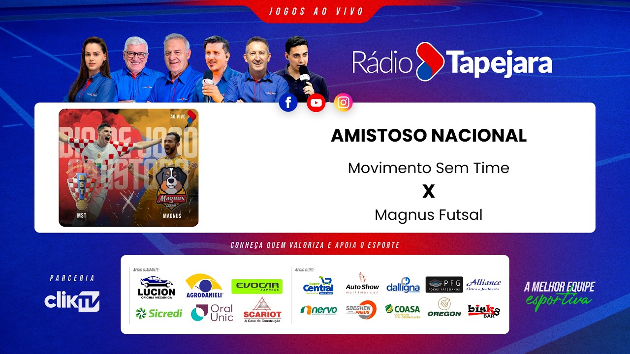 Amistoso Nacional - Movimento Sem Time X Magnus Futsal
