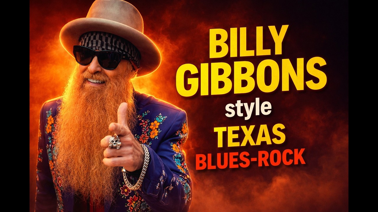 Billy Gibbons style | Texas blues-rock