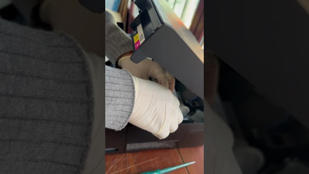 Kısa yoldan Epson Tanklı yazıcı tıkalı kafayı açma