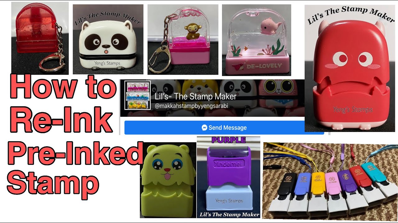 HOW TO RE-INK PRE-INKED STAMP/Yeng Sarabi