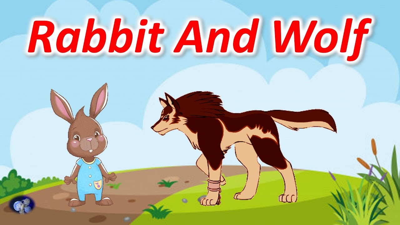 Rabbit And Wolf | Kids Short Story | Moral story for kids  | Panchatantra story | Animal story