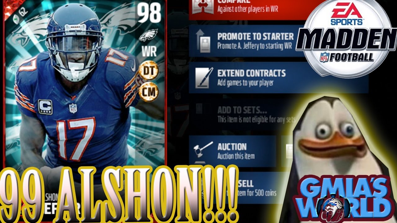 WE GOT 99 OVR MOVERS EAGLES WR ALSHON JEFFREY! MUT 17 MOVERS & COIN TIPS GAMEPLAY