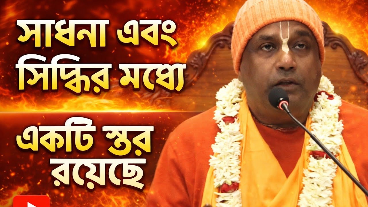 সাধনা এবং সিদ্ধির মধ্যে একটি স্তর রয়েছে/বাংলা ভাগবত পাঠ ইস্কন Bengali bhagwat path iskcon
