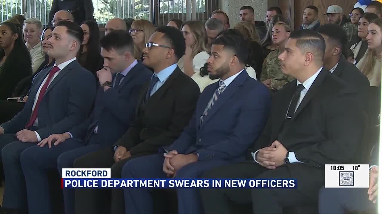 Rockford Police Department swears in new officers