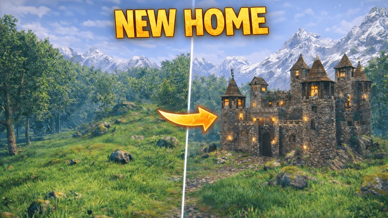 Building a Castle at the new Dreamy Place PART 4 | Valheim Live