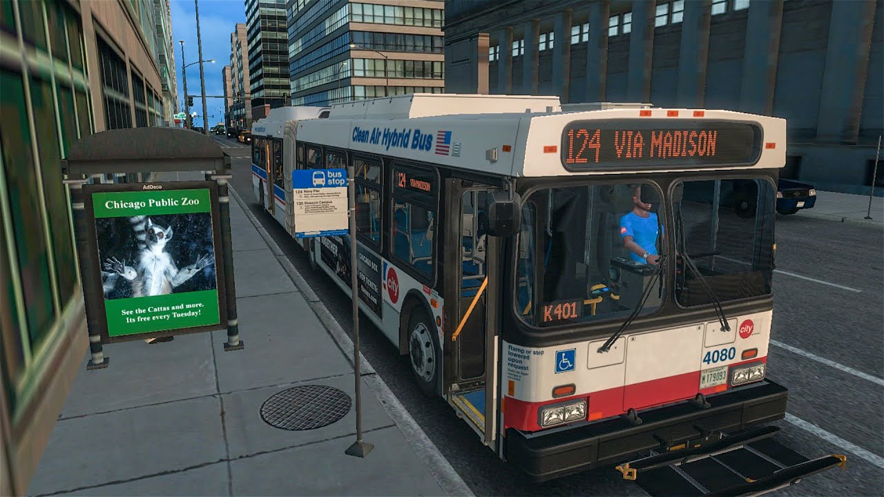 [OMSI2]Chicago Rt.124(Depot→Navy Pier→Union Station)#669